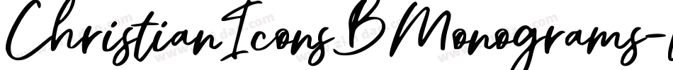 ChristianIconsBMonograms-Yqjq字体转换