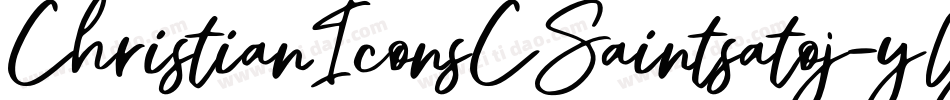 ChristianIconsCSaintsatoj-yYKd字体转换