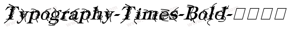 Typography-Times-Bold字体转换