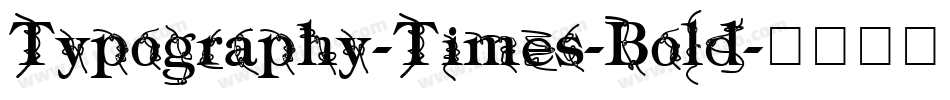 Typography-Times-Bold字体转换