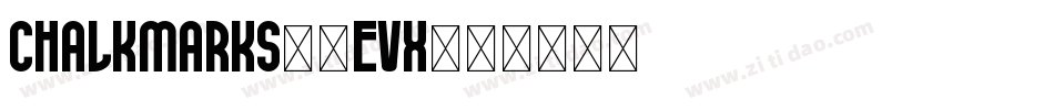 ChalkMarks-5Evx字体转换