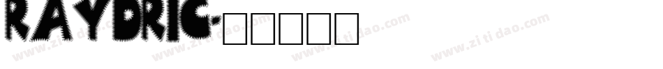 Raydric字体转换