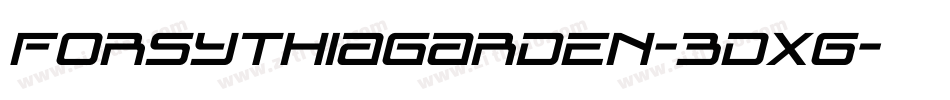 Forsythiagarden-3dxG字体转换 Forsythiagarden-3dxG字体转换