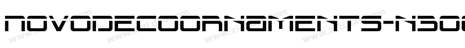 NovoDecoOrnaments-n3OO字体转换 NovoDecoOrnaments-n3OO字体转换