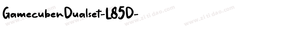 GamecubenDualset-L85D字体转换