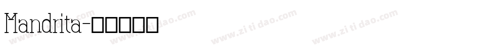 Mandrita字体转换
