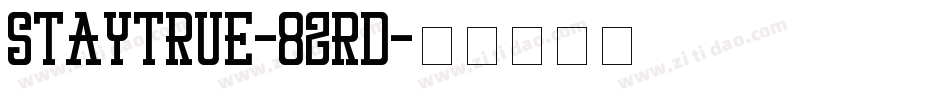 StayTrue-8zrD字体转换