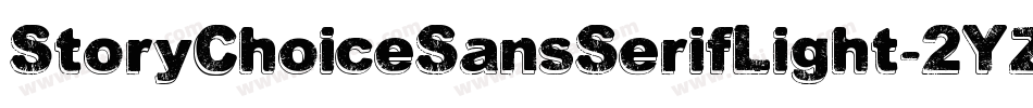 StoryChoiceSansSerifLight-2YZK字体转换 StoryChoiceSansSerifLight-2YZK字体转换