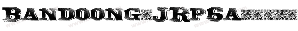Bandoong-JRp6a字体转换