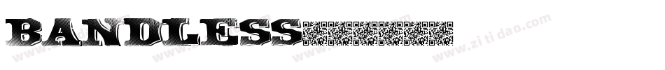 bandless字体转换
