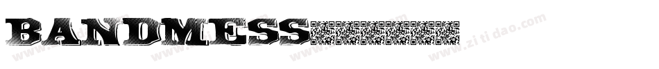 bandmess字体转换