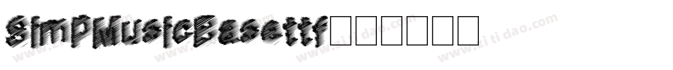 SimpMusicBasettf字体转换