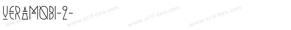 VeraMoBI-2字体转换