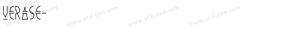 VeraSe字体转换
