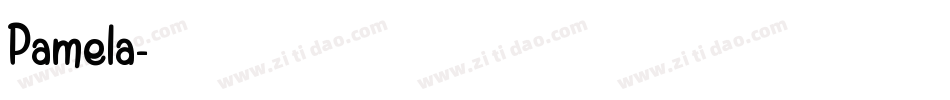 Pamela字体转换