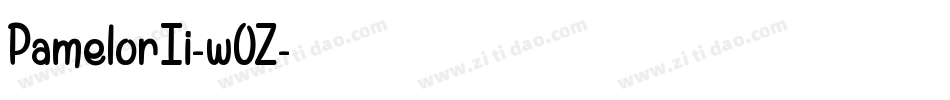 PamelorIi-wOZ字体转换