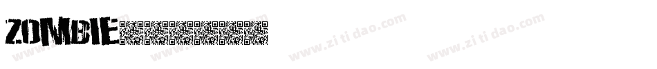 ZOMBIE字体转换