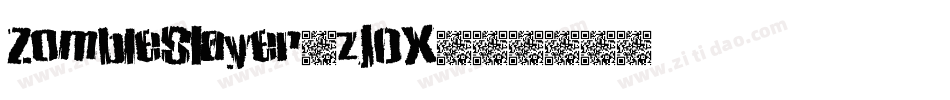 ZombieSlayer-zjOX字体转换