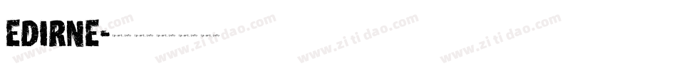 Edirne字体转换