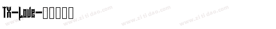 TX-Love字体转换