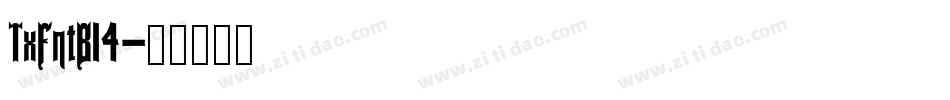 TxFntB14字体转换