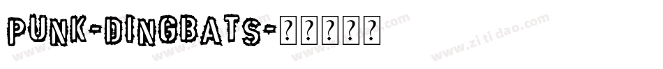 Punk-Dingbats字体转换