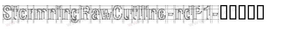 StormningRawOutline-ndP1字体转换