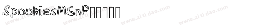 Spookies-M5nP字体转换