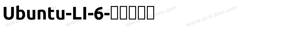 Ubuntu-LI-6字体转换