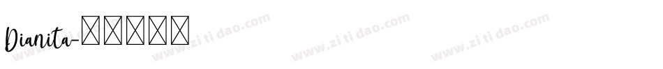 Dianita字体转换