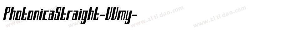 PhotonicaStraight-VVmy字体转换 PhotonicaStraight-VVmy字体转换