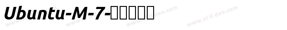 Ubuntu-M-7字体转换