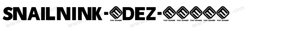 SnailNInk-1DEZ字体转换