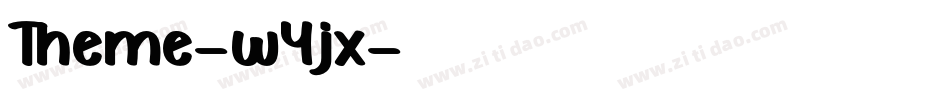 Theme-w4jx字体转换
