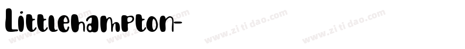 Littlehampton字体转换