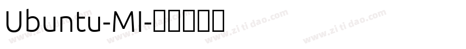 Ubuntu-MI字体转换