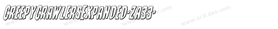 CreepyCrawlersExpanded-za33字体转换