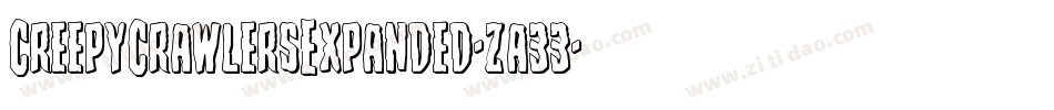 CreepyCrawlersExpanded-za33字体转换