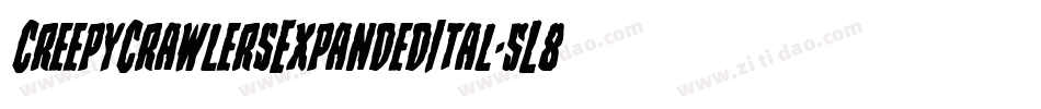 CreepyCrawlersExpandedItal-5L88字体转换