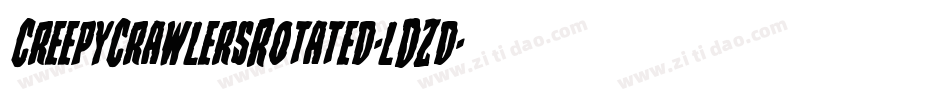 CreepyCrawlersRotated-lDZd字体转换