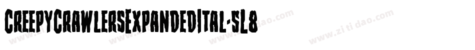 CreepyCrawlersExpandedItal-5L88字体转换