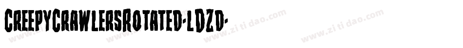 CreepyCrawlersRotated-lDZd字体转换