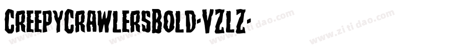 CreepyCrawlersBold-VZlZ字体转换