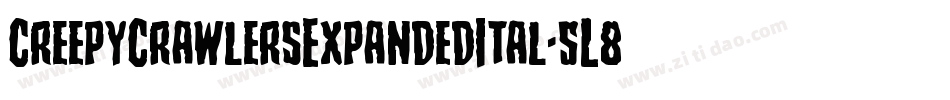CreepyCrawlersExpandedItal-5L88字体转换
