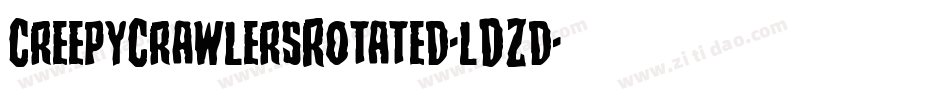 CreepyCrawlersRotated-lDZd字体转换