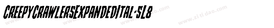 CreepyCrawlersExpandedItal-5L88字体转换