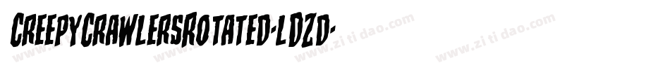 CreepyCrawlersRotated-lDZd字体转换