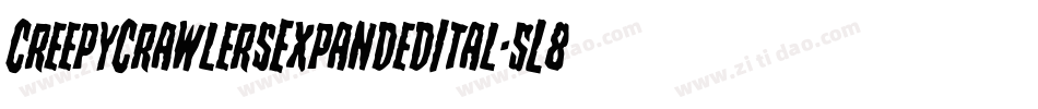 CreepyCrawlersExpandedItal-5L88字体转换