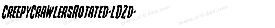 CreepyCrawlersRotated-lDZd字体转换