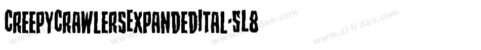 CreepyCrawlersExpandedItal-5L88字体转换